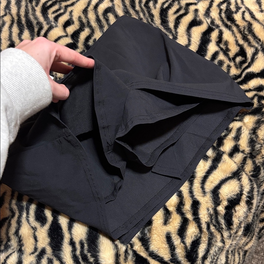 Urban Outfitters Black Mini Skirt with Wide Buckle Belt - Picture 4 of 4